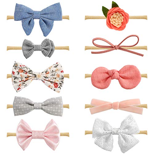 Baby Girl Headbands and Bows, Newborn Infant Toddler Hair Accessories