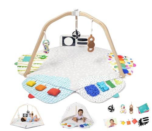 LOVEVERY | The Play Gym | Award Winning For Baby , Stage-Based Developmental Activity Gym & Play Mat for Baby to Toddler