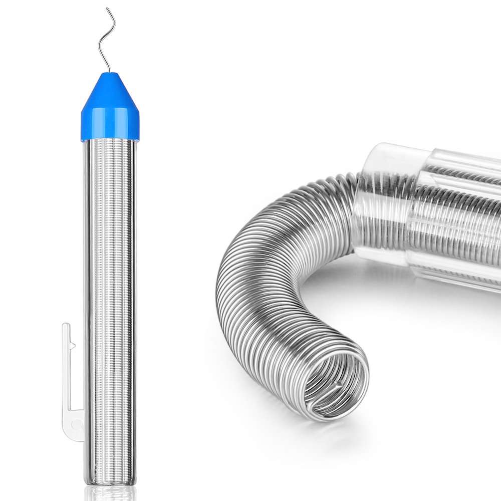 Solder Wire Tin Lead Rosin Core Flux Iron Welding Tool 63/37 0.031" Diameter 0.63oz Pocket Pack in Storage Tube For Electrical and Electronics DIY Work